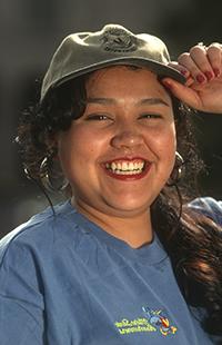 Hispanic Serving Institution - Hispanic woman smiling