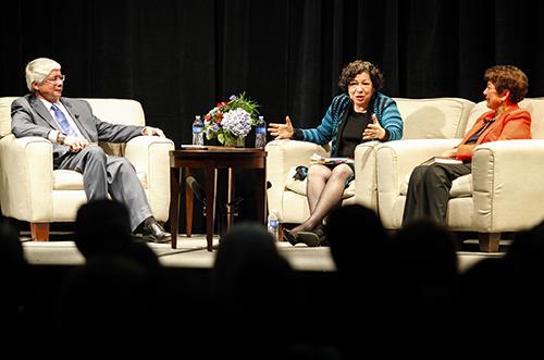 Sonia Sotomayor on a panel