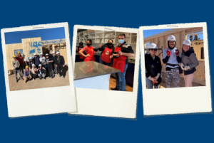 Photo collage of Roadrunners participating in Cesar Chavez Day of Service